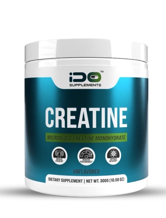 iDo Supplements Creatine Monohydrate 300g -Micronized -Pure & Unflavored