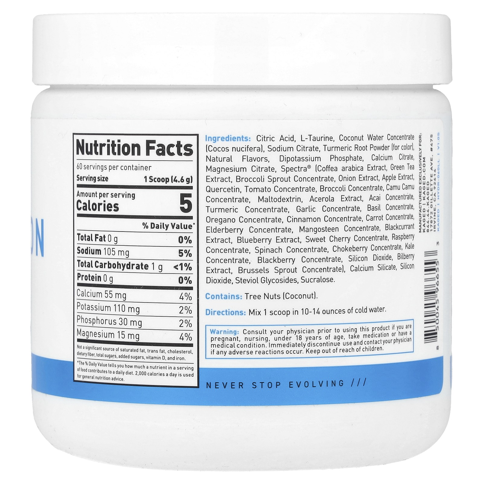 Hydra-Charge, Lemon Lime, 10.37 oz (294 g)