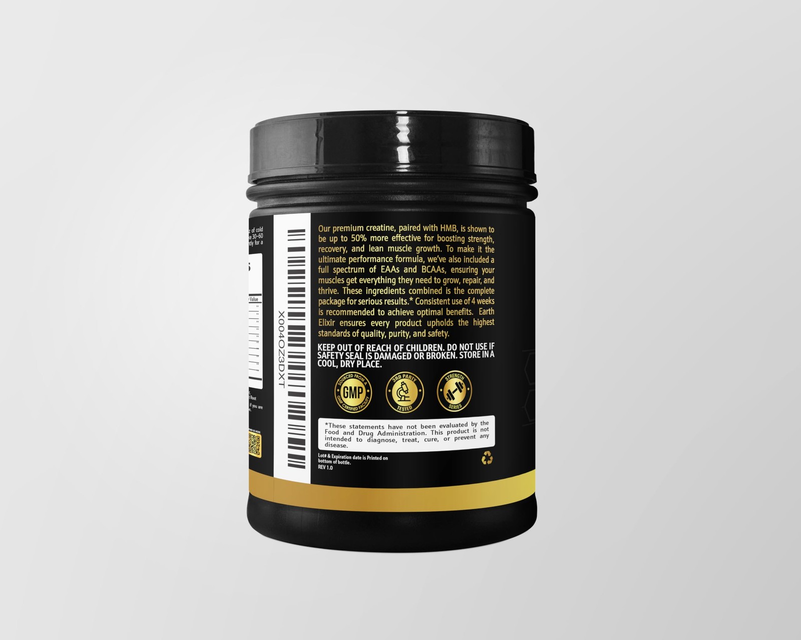 Creatine HMB Supplements for Men and Women w/Essential Amino Acids | EAA & BC…