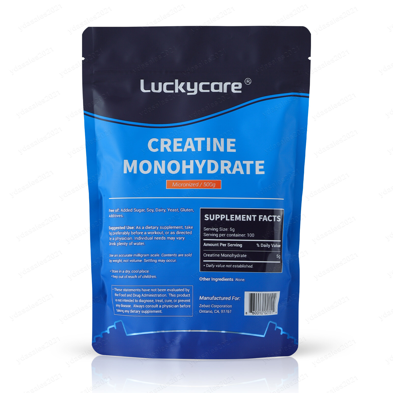 Bulk Creatine Monohydrate Powder Micronized – 5 Grams Per Serving Wholesale LOT