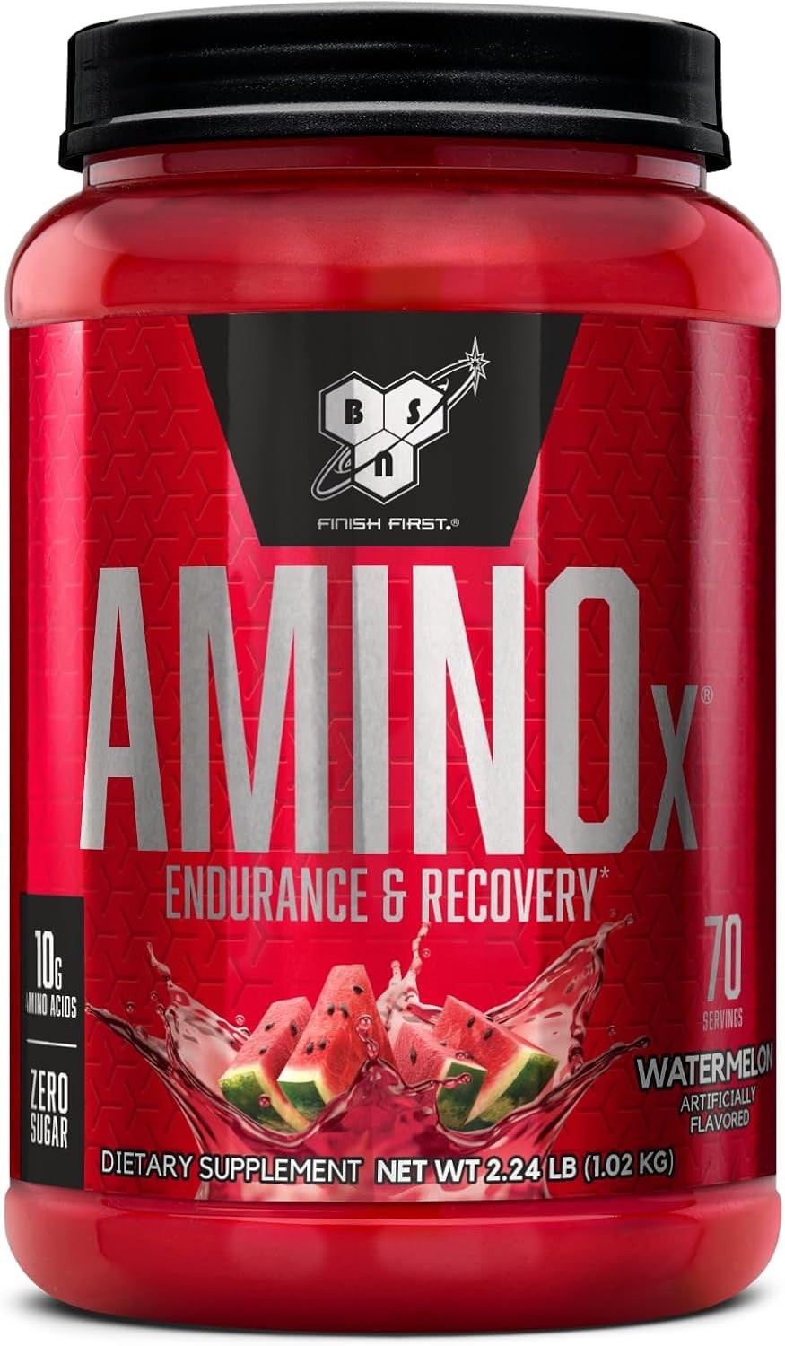 Watermelon BCAA Recovery Powder, 70 Servings – Enhance Endurance & Recovery