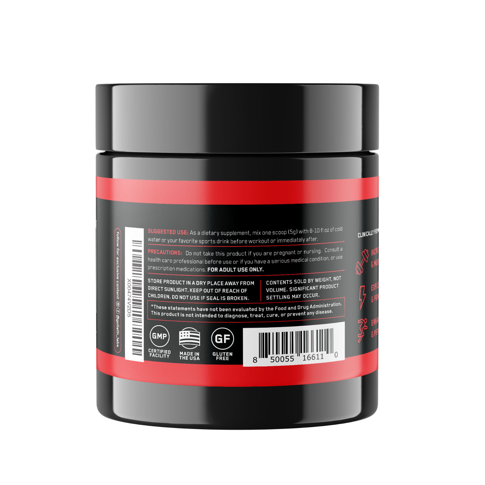 Creatine Monohydrate Powder 5G