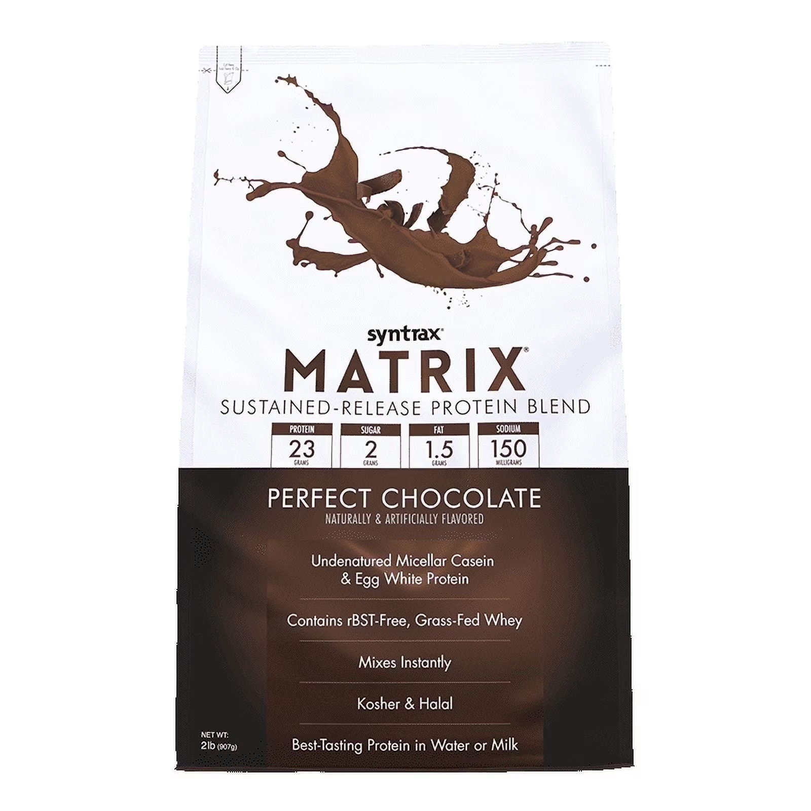 Matrix Peanut Butter Cookie Sustained‑Release Protein Powder Blend 2 Lb with Rea