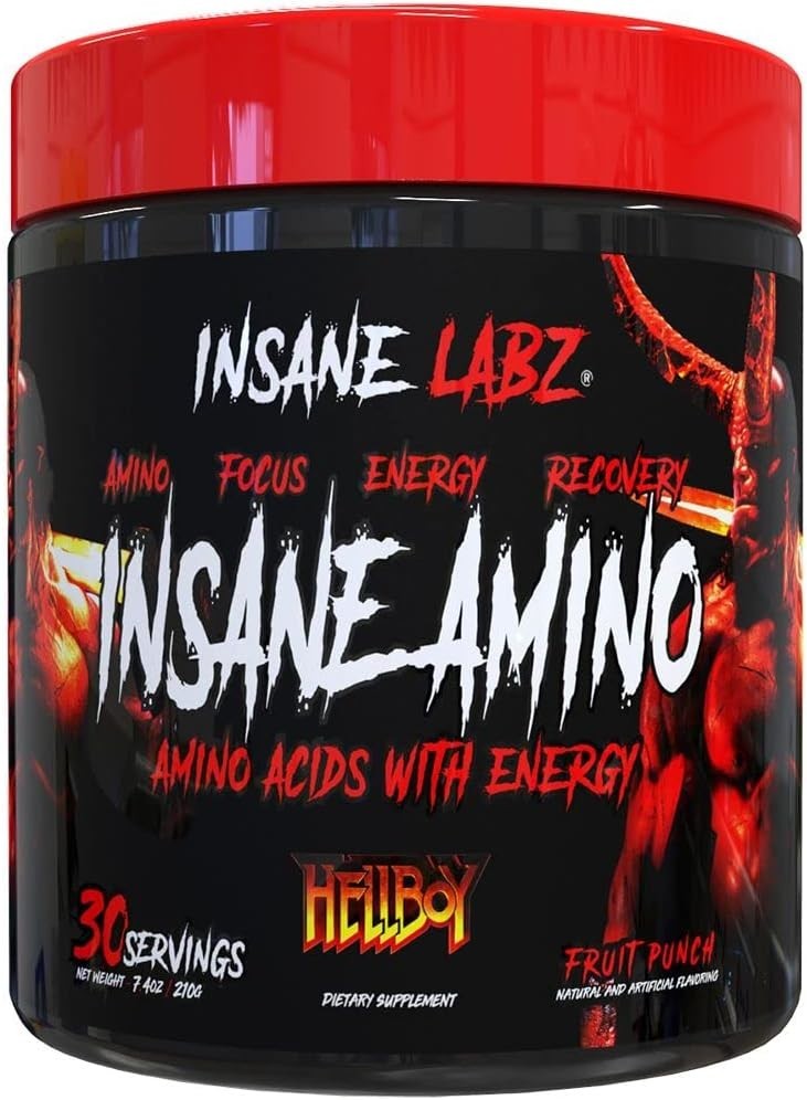 Advanced Muscle Recovery Drink – Psychotic Hellboy Amino – 7.4oz Fruit Punch