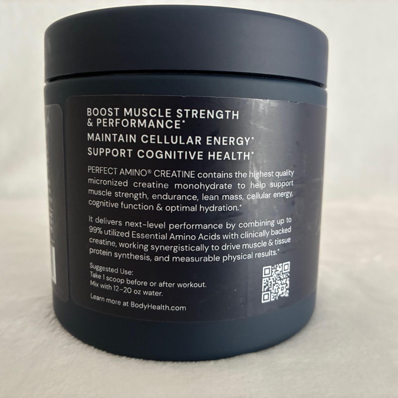 BodyHealth Perfect Amino Creatine Powder 8.04 oz – 30 Servings – Exp 10/2027