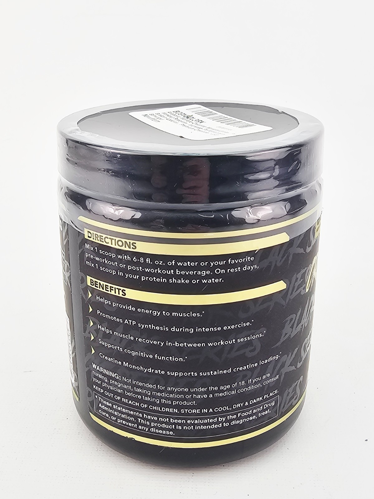Anabolic Warfare 100% Creatine Monohydrate Unflavored Workout 10.58 oz BB12/25