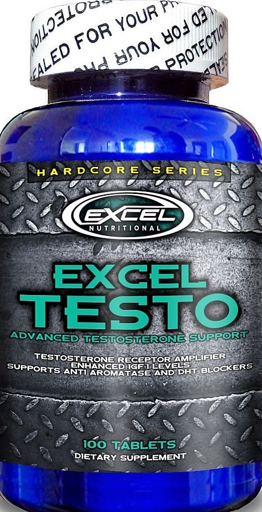 EXCEL TESTO TESTOSTERONE BOOSTER EXTREME. 100 TABLETS/1000 mg PER TABLET