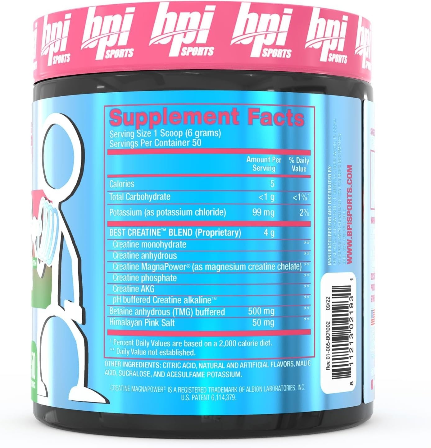 BPI Sports Best Creatine For Muscle Growth Watermelon 50 Servings – ***CLUMPY***