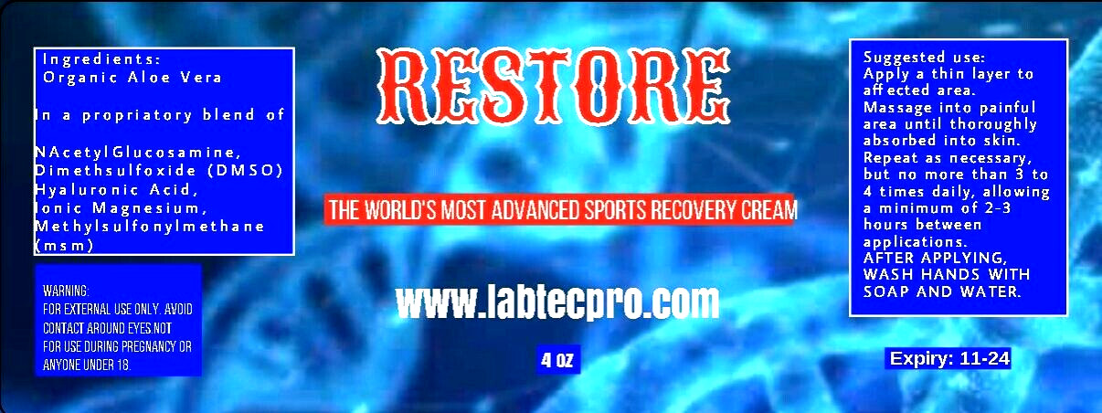 ADVANCED SPORTS RECOVERY CREAM