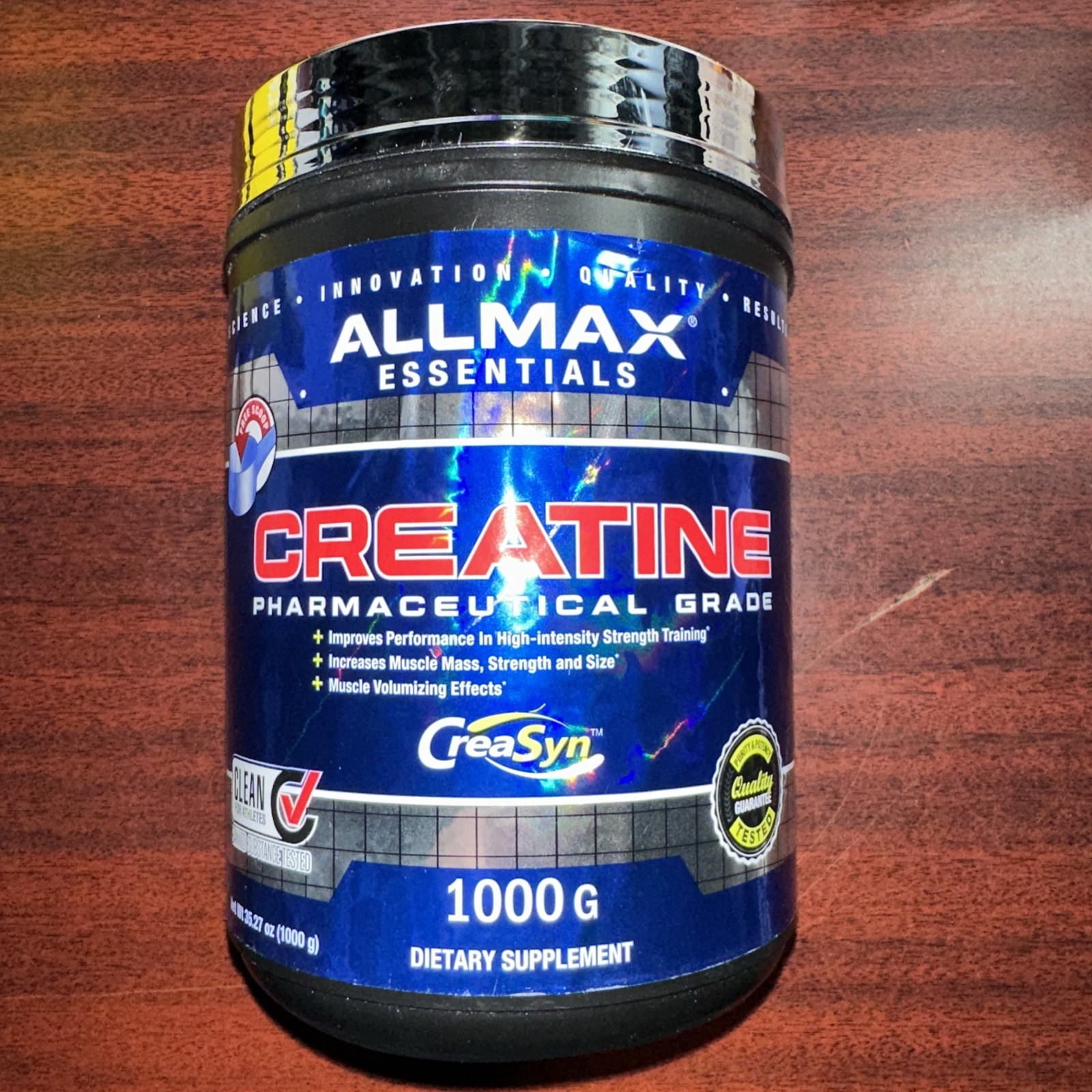 ALLMAX NUTRITION CREATINE MONOHYDRATE POWDER Pharmaceutical Grade 1000g 200 Serv