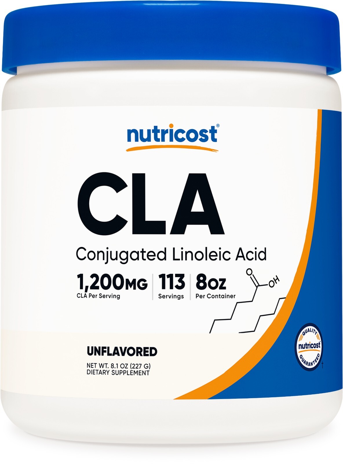 Nutricost CLA (Conjugated Linoleic Acid) 8oz (227g) Powder – Gluten Free